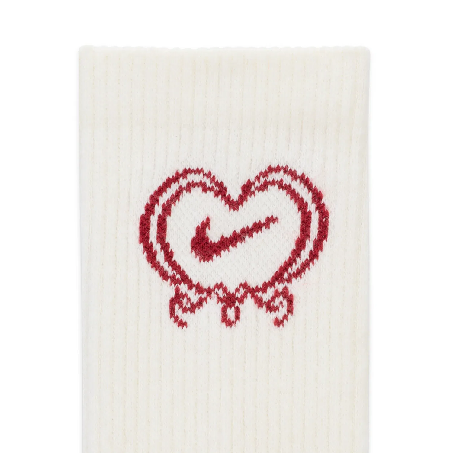 Мужские носки Dri-Fit Everyday Plus Mid Calf Socks 1 Pair 'Sail Team Crimson' Nike, Sail/Team Crimson — фото 4