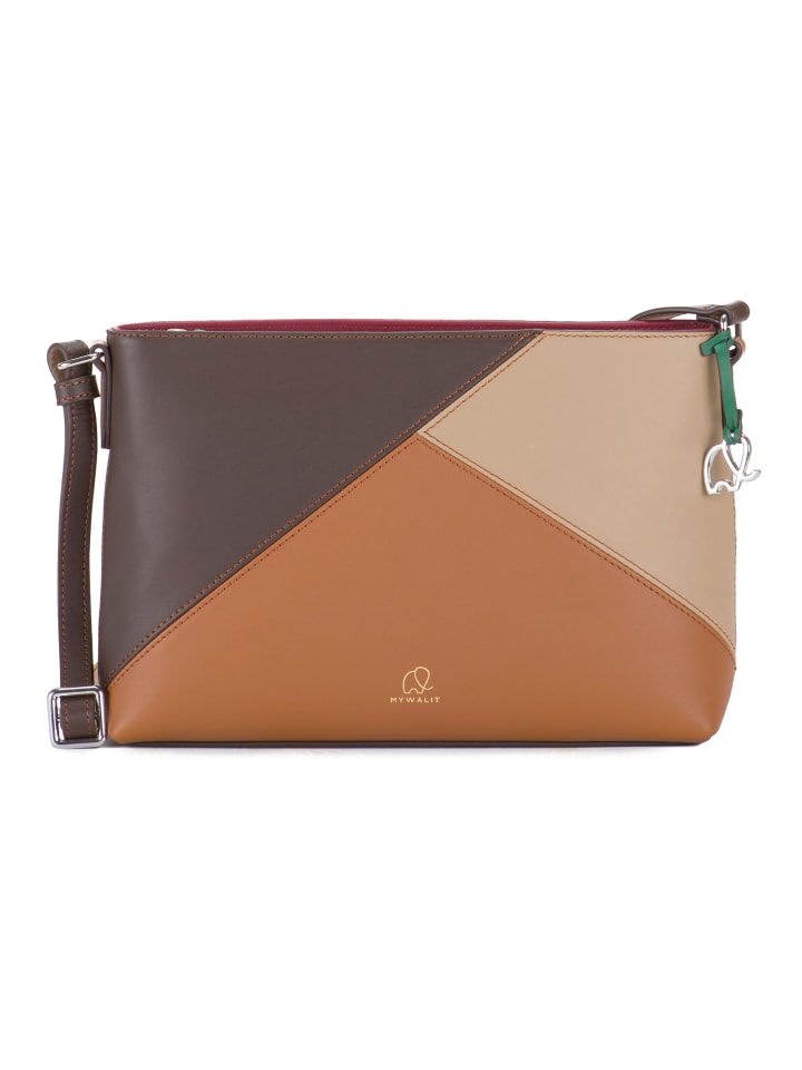 

Наплечная сумка MYWALIT Carrara Umhängetasche Leder 28 cm, цвет bosco