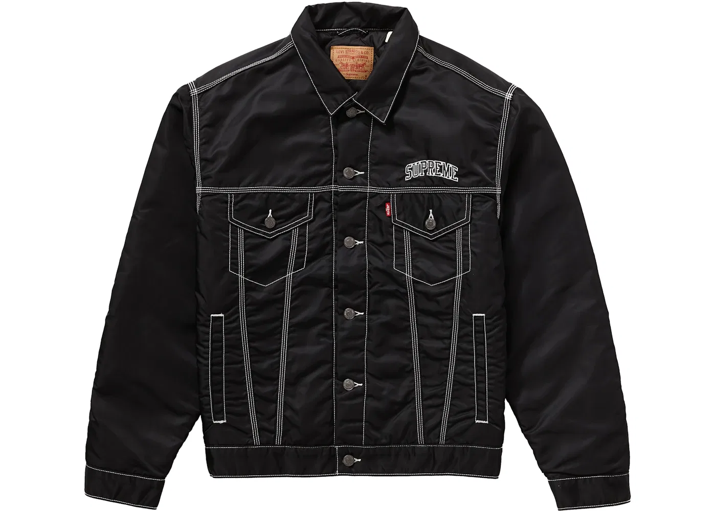 Мужская куртка-тракер Supreme Trucker Jacket, Black