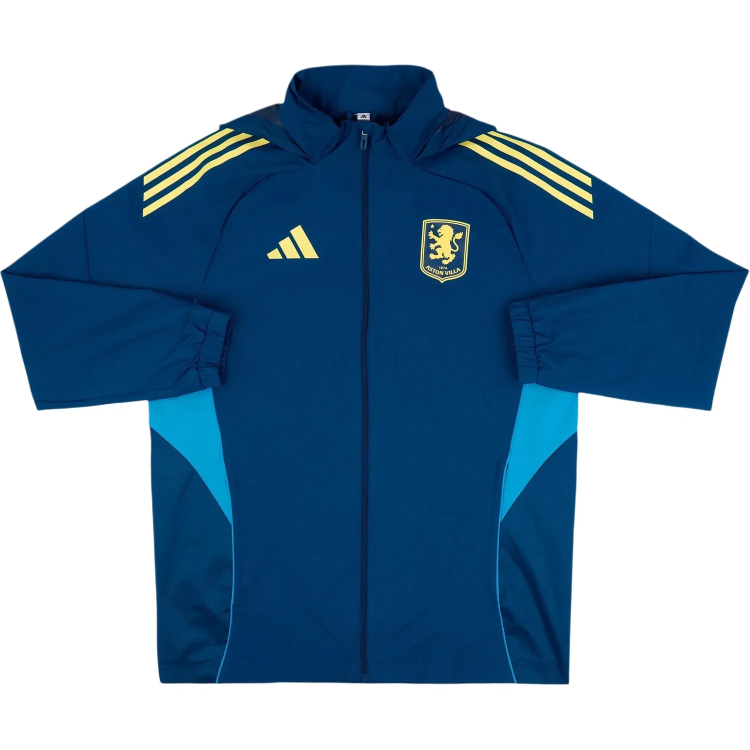 Мужская куртка в ретро-спортивном стиле с эмблемой Villa Club, Adidas, Marine Blue