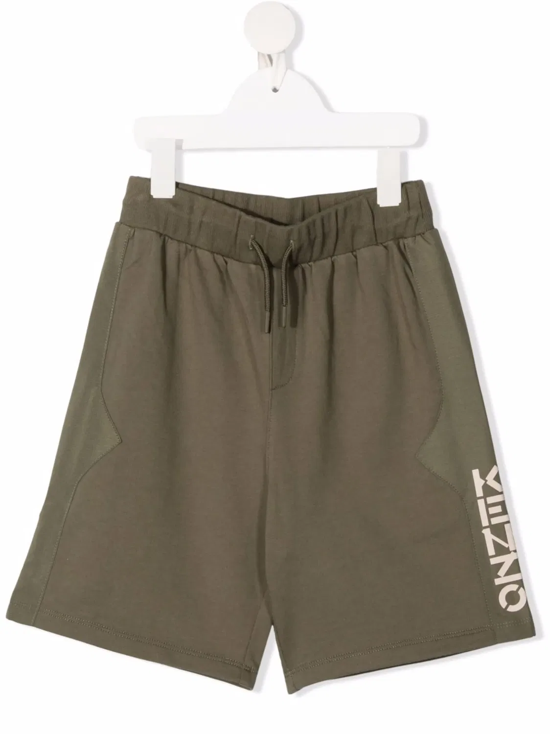 Спортивные шорты с логотипом Kenzo Kids, зеленый