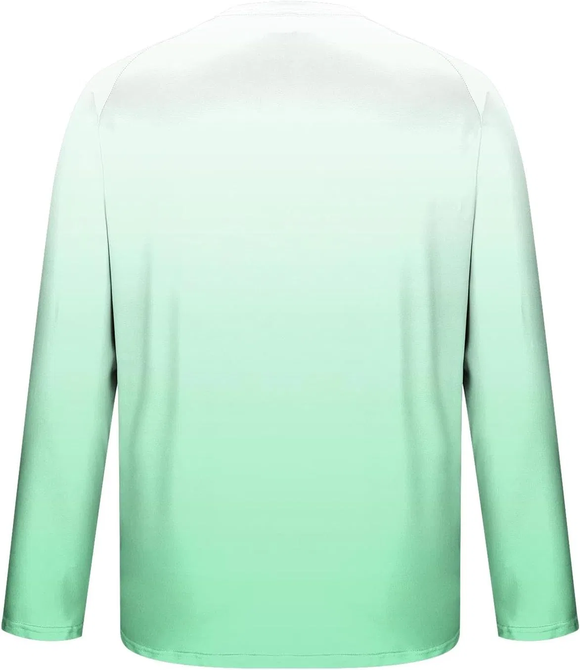 Мужская футболка с длинным рукавом градиент Regular Fit, Green — фото 4