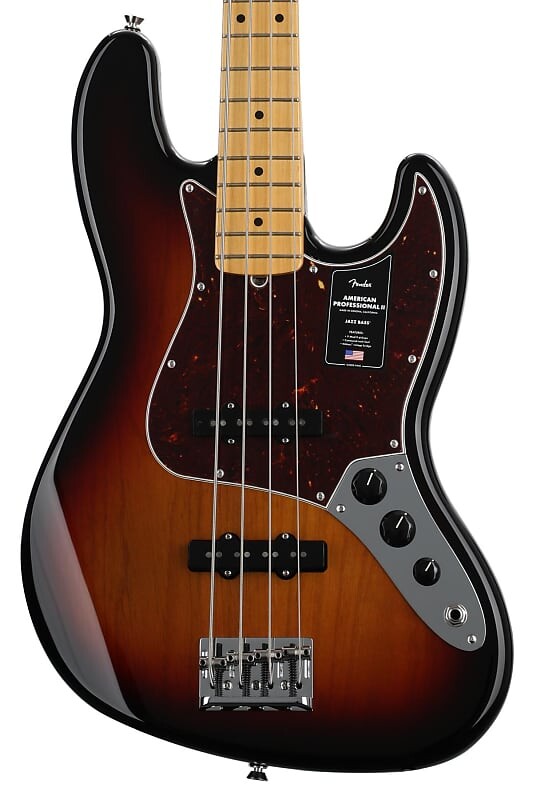 

Fender American Professional II Jazz Bass - 3 цвета Sunburst с кленовой накладкой 0193972700