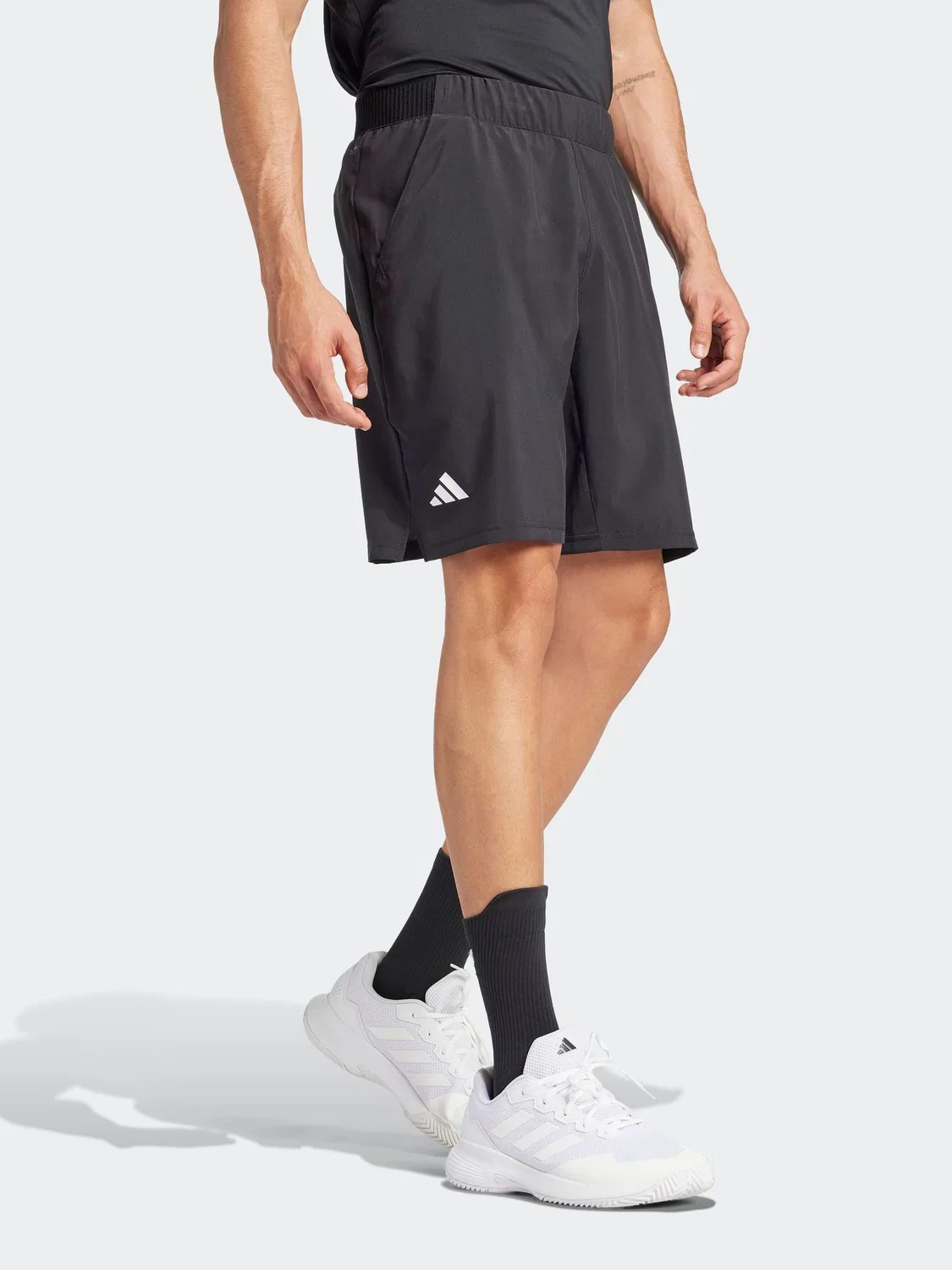 Шорты теннисные Club Climacool Stretch Woven 9 дюймов adidas, черный — фото 3