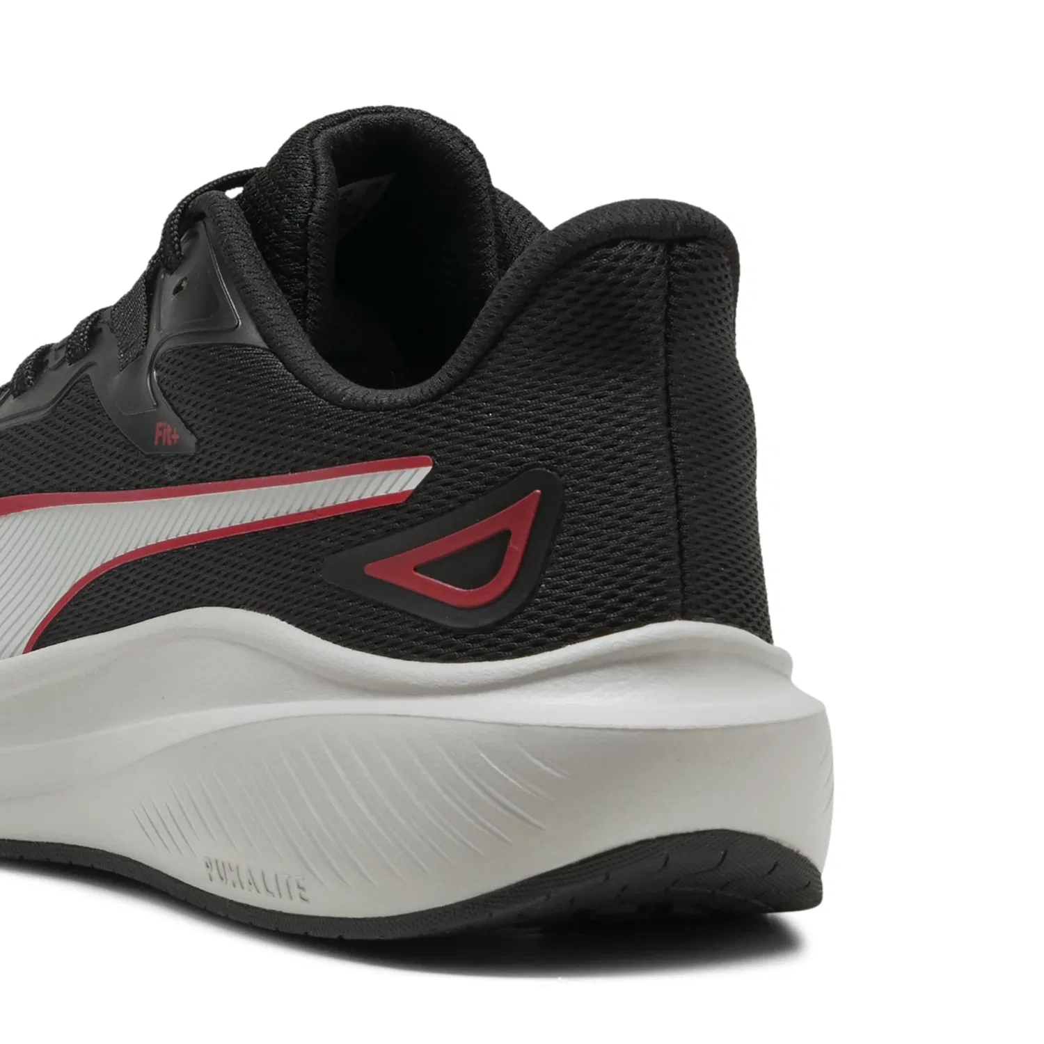 Детские беговые кроссовки с сетчатым верхом Skyrocket Lite Adult PUMA PUMA Black For All Time Red Cool Light Gray — фото 2