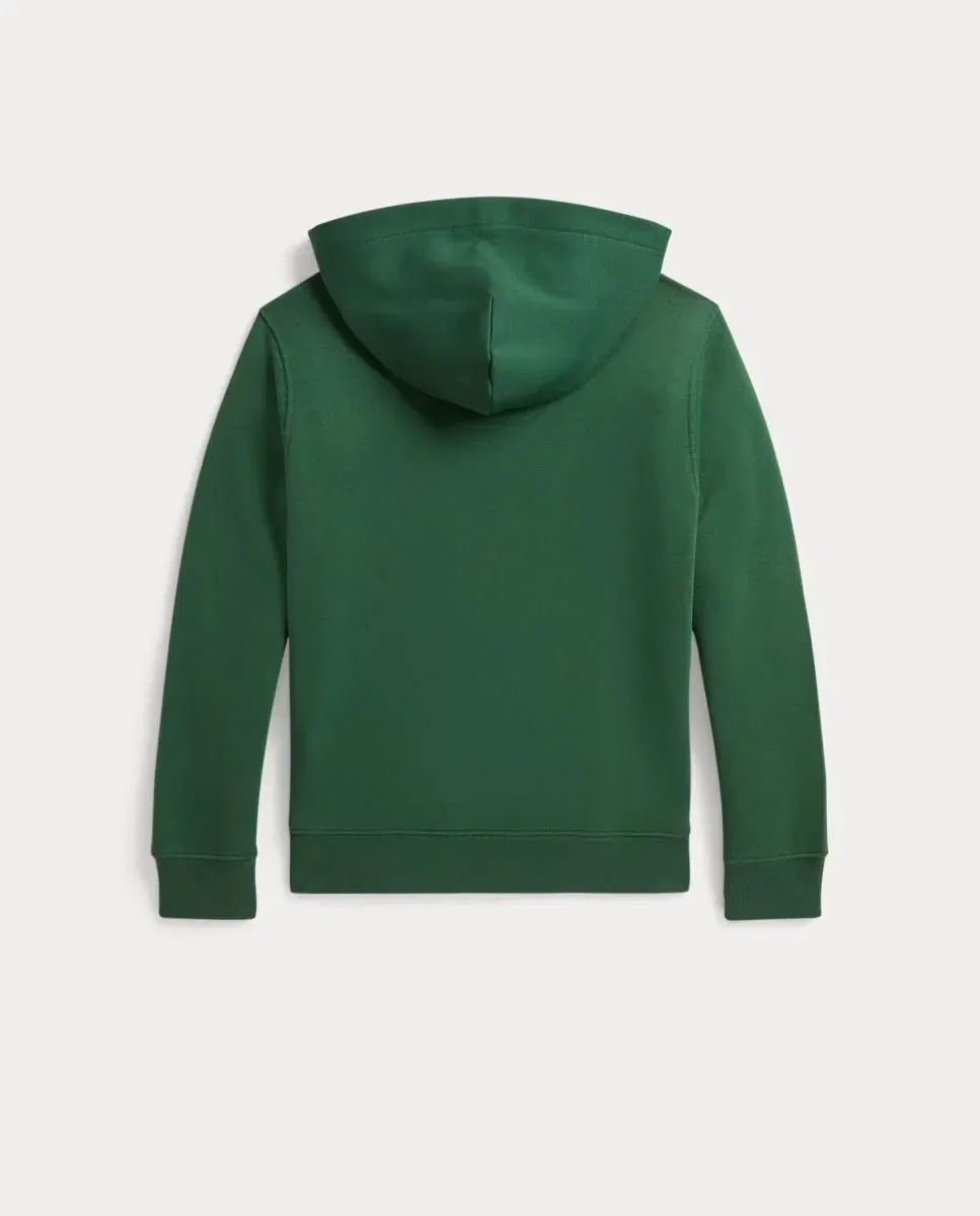 Детская худи для мальчиков на флисе Polo Ralph Lauren, Verde — фото 2