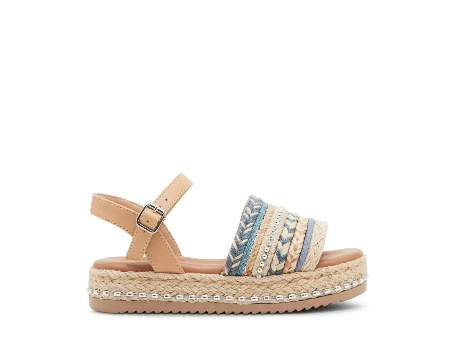 Сандалии Path с эспадрильей, Steve Madden, синий/мультиколор — фото 2