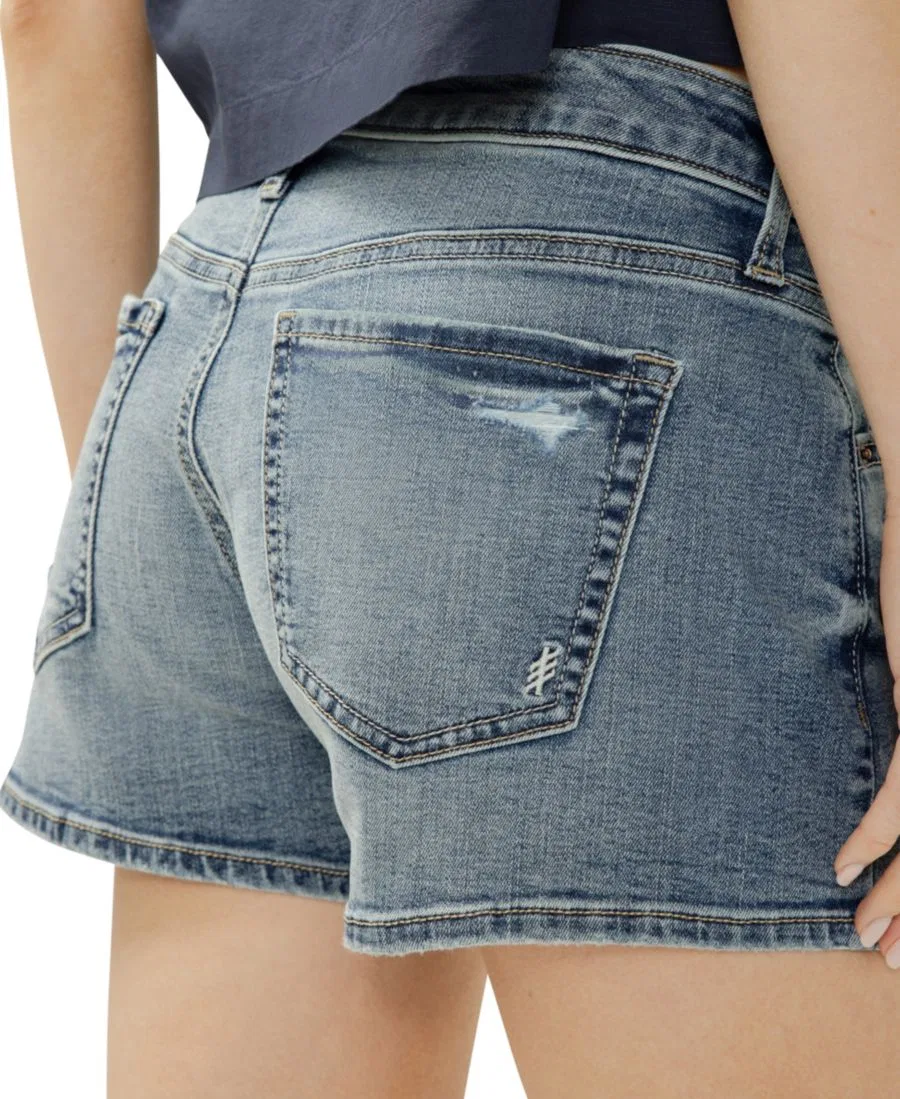 Шорты женские Boyfriend Mid-Rise Short Silver Jeans Co., Summer's Beach — фото 4