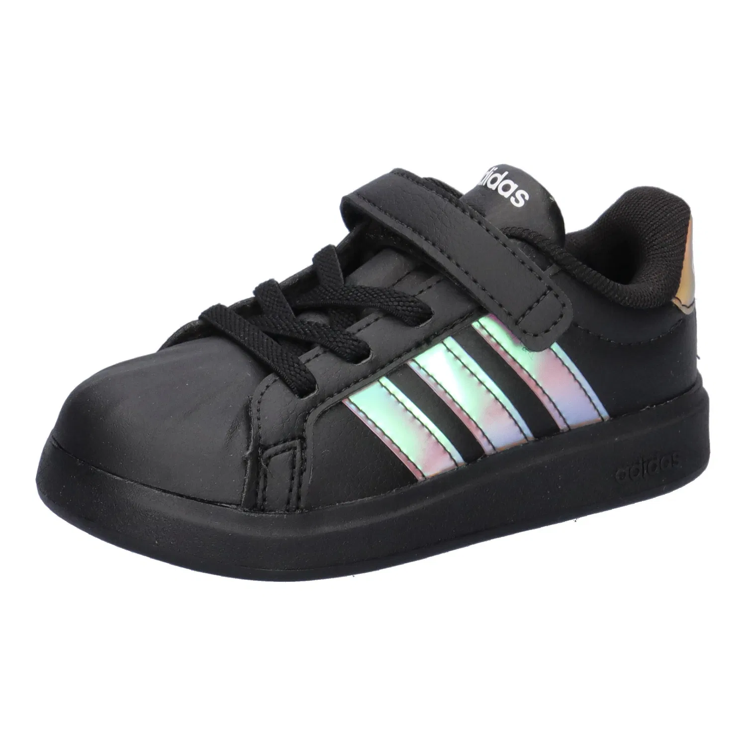 Детские кроссовки с принтом Streettalk EL I Adidas, Schwarz Silber Schwarz