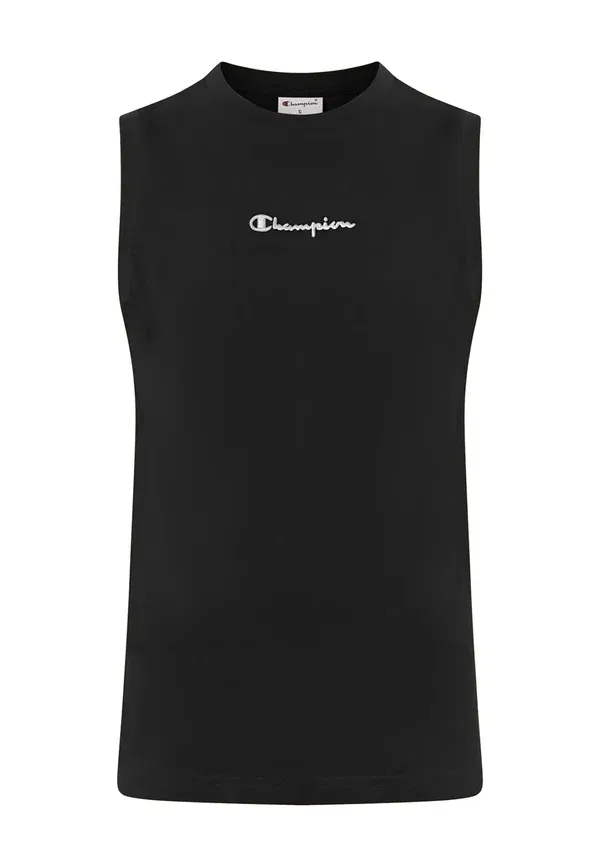 Контраст иконок футболки Sl tee - верх Champion, черный — фото 4