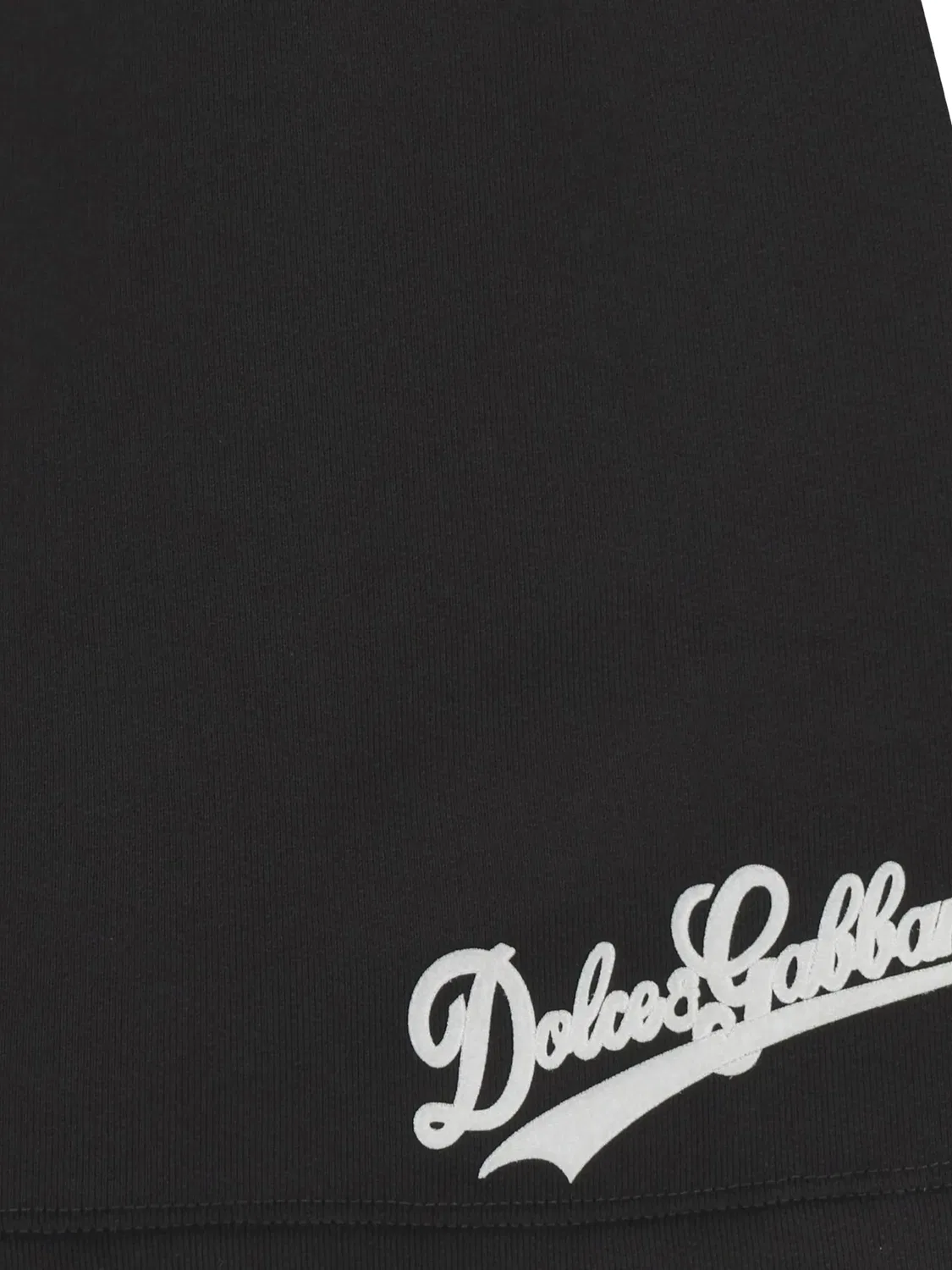 Юбка из флиса черная Dolce & Gabbana, черный — фото 2