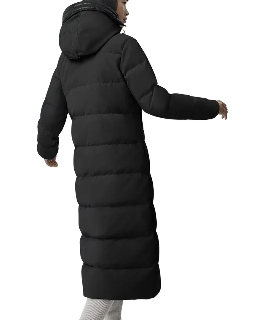 Женский пуховик-парка с капюшоном Mystique Fusion Down Parka Canada Goose, черный — фото 2