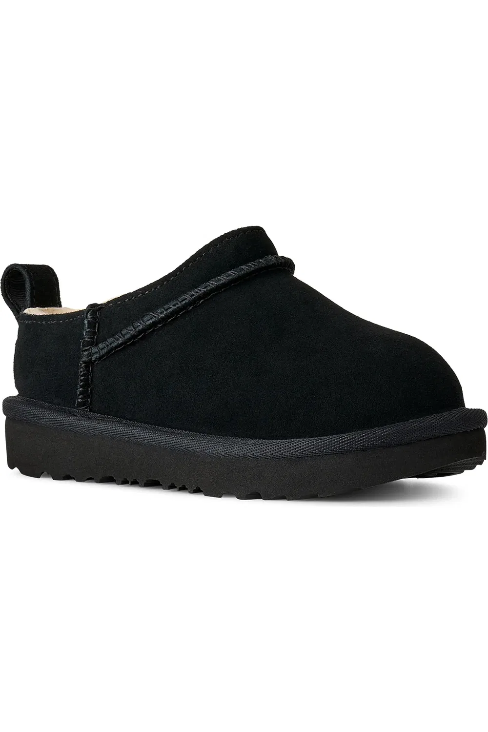 Детские сапоги слипоны на микроподошве Classic Micro UGG, черный