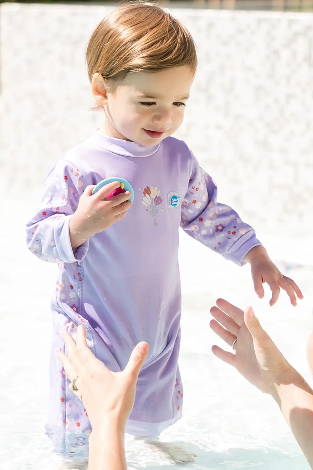 Детский гидрокостюм Warm in One Lilac Spring Splash About, Lilac — фото 3