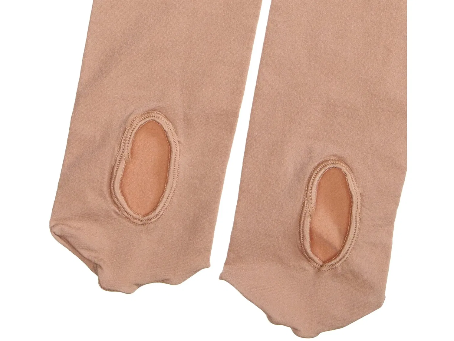 Детские колготки-трансформер из сверхмягкого материала Girls' Ultra Soft Transition Tight Capezio, Light Suntan — фото 2