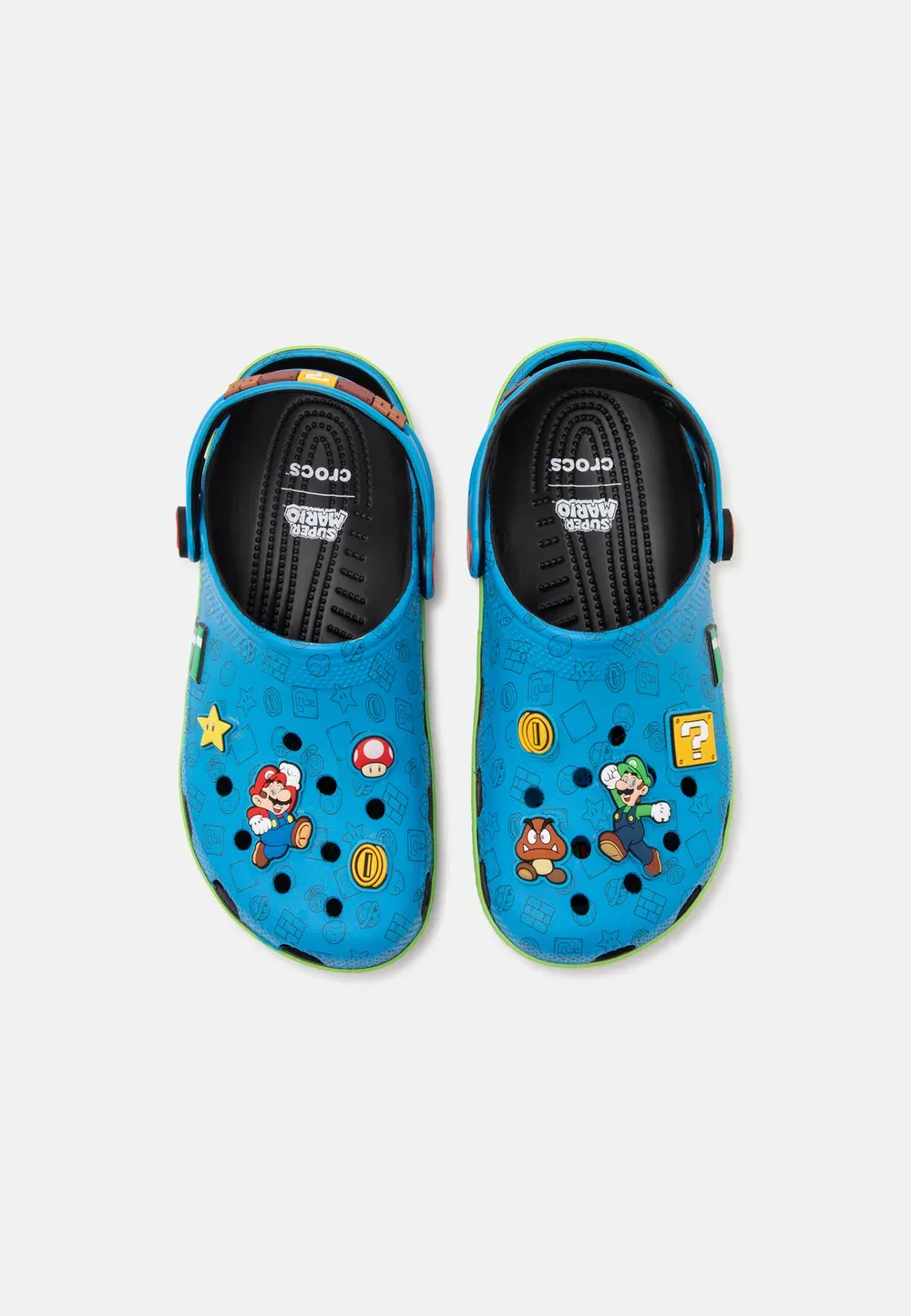 Тапочки Super Mario Core унисекс Crocs, Multi-Coloured