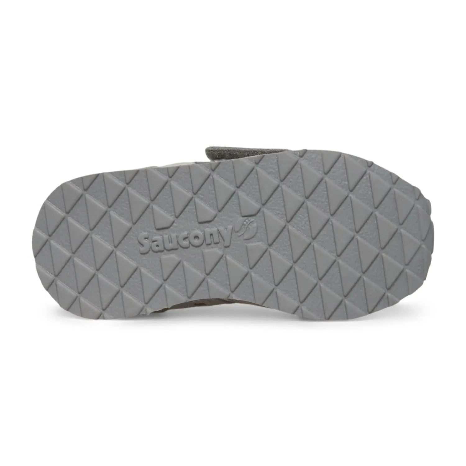 Детские кроссовки для девочек с липучкой Baby Jazz HL Saucony, Grey Silver Pink — фото 3