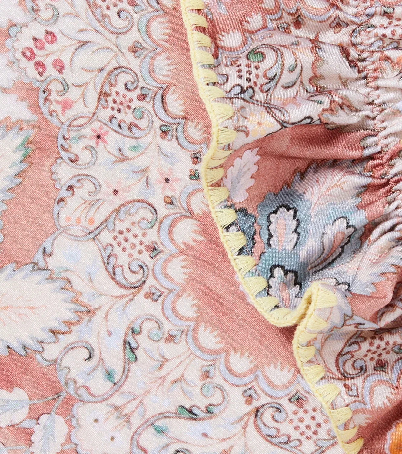 Купальник с цветочным принтом Zimmermann Kids, красный — фото 3
