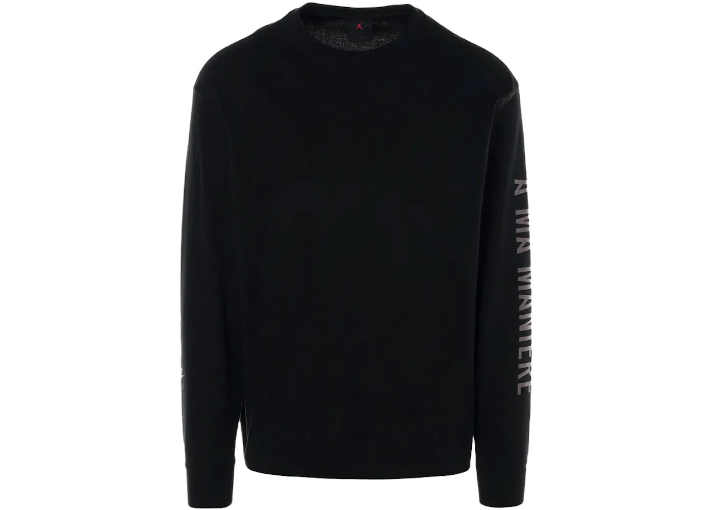 Мужская футболка с длинным рукавом с принтом Jordan 365 x A Ma Maniére Essentials Tee, Black