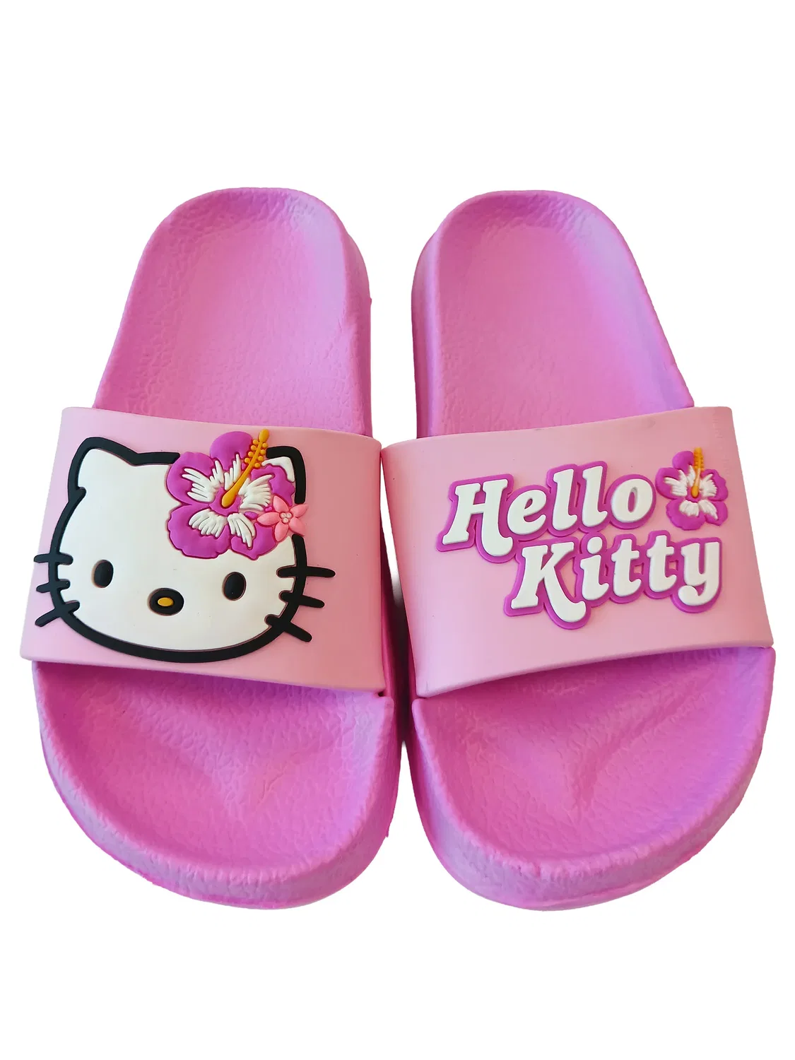 Шлепанцы с цветочным принтом Hello Kitty, розовый