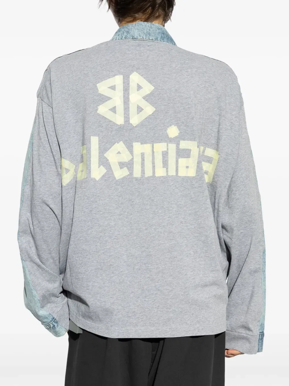 Джинсовая куртка Balenciaga, синий — фото 4