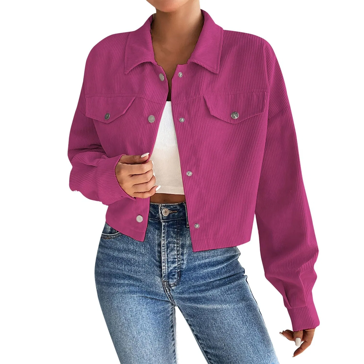 Женский легкий кардиган без рукавов, модель Lightweight Summer Cardigan, Rosa Acceso