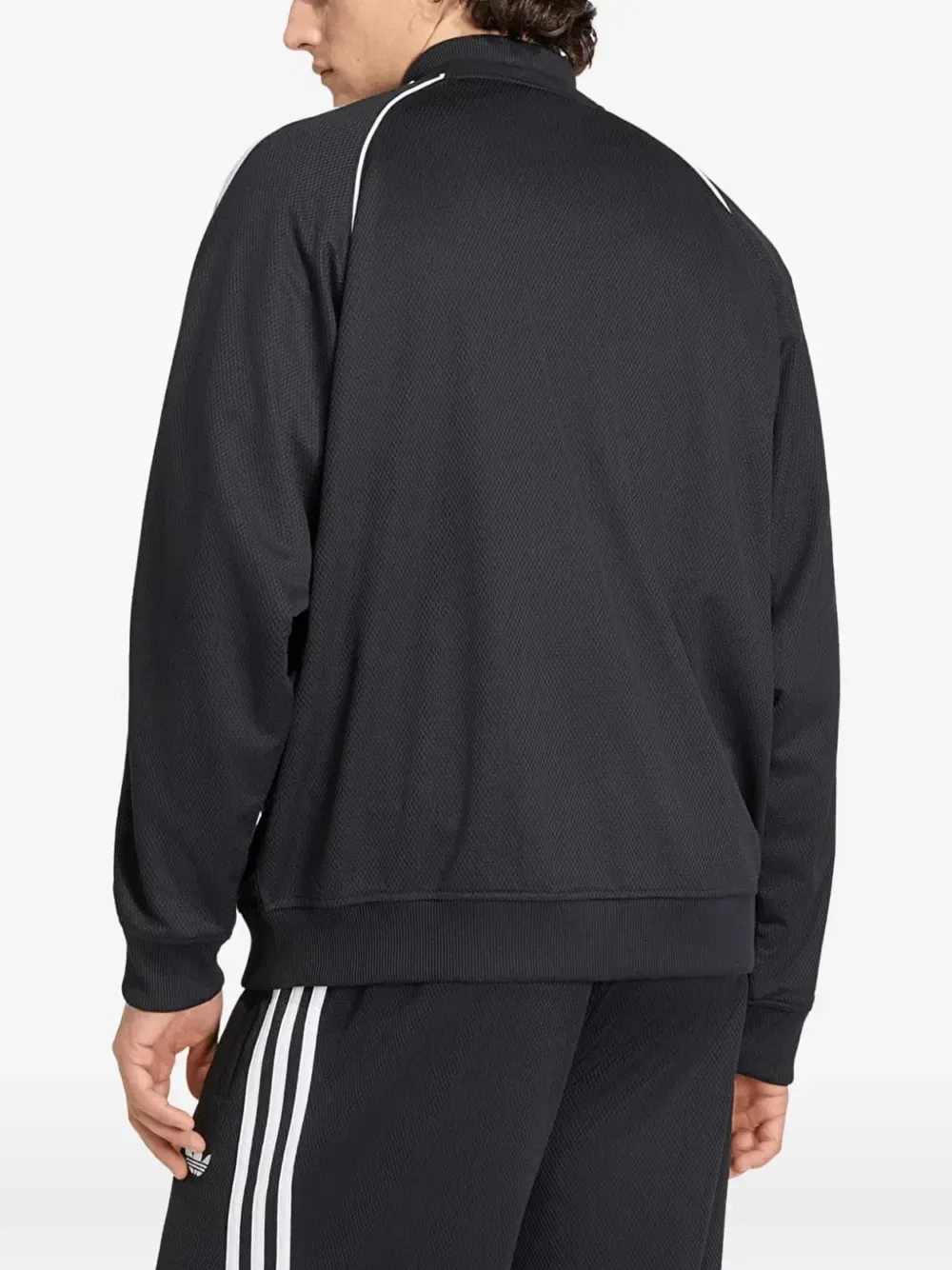 Куртка Adicolor SST с боковыми полосками adidas, черный — фото 3