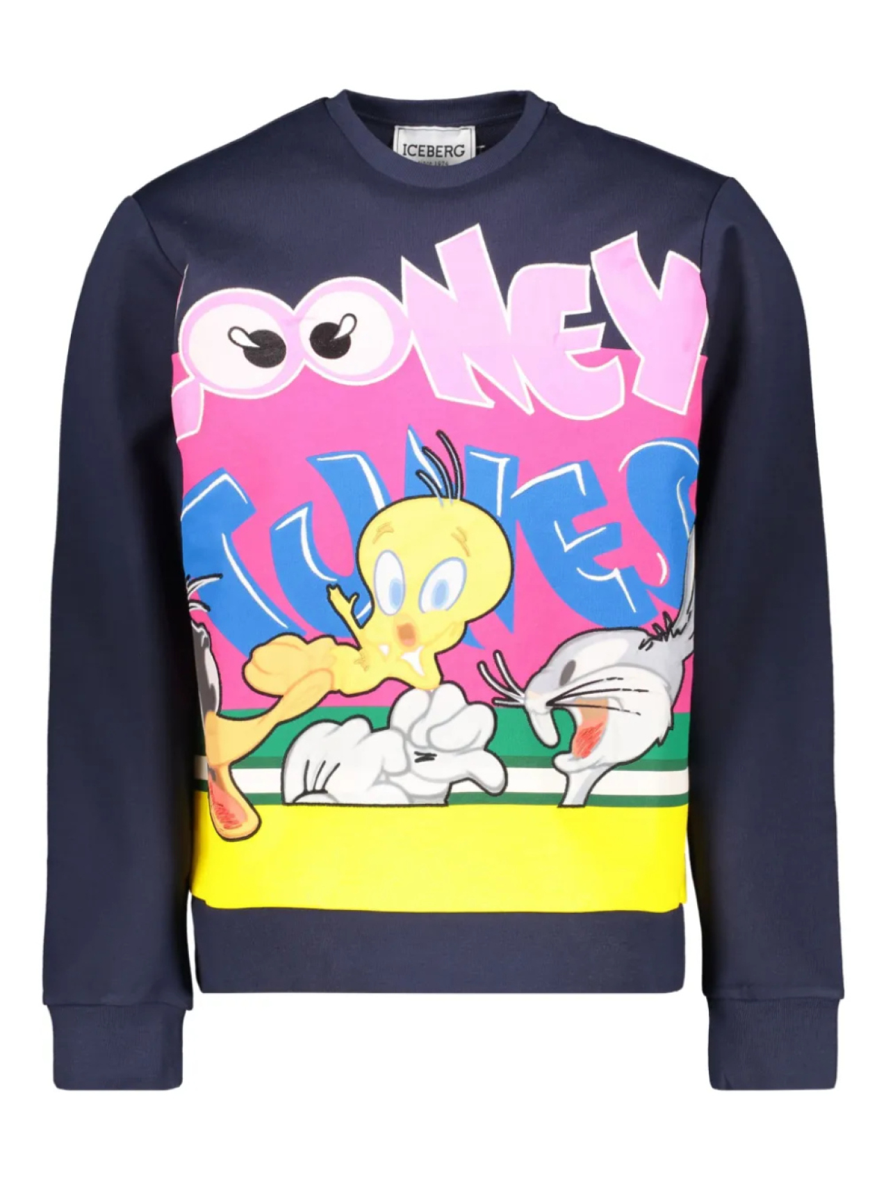 

Толстовка с графическим принтом X Looney Tunes Iceberg, синий
