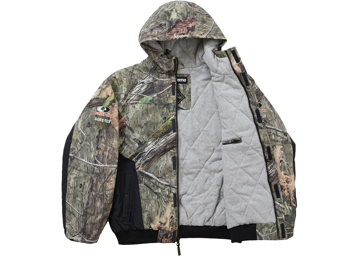 Мужская куртка с камуфляжным принтом Supreme GORE TEX Mossy Oak Jacket Country DNA Camo, Country DNA Camo — фото 2
