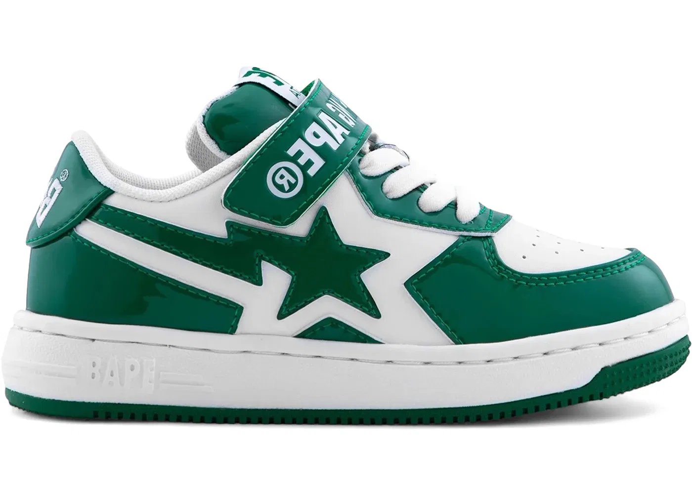 Детские кроссовки Lifestyle A Bathing Ape BAPE Sta Icon Low BAPE, Green