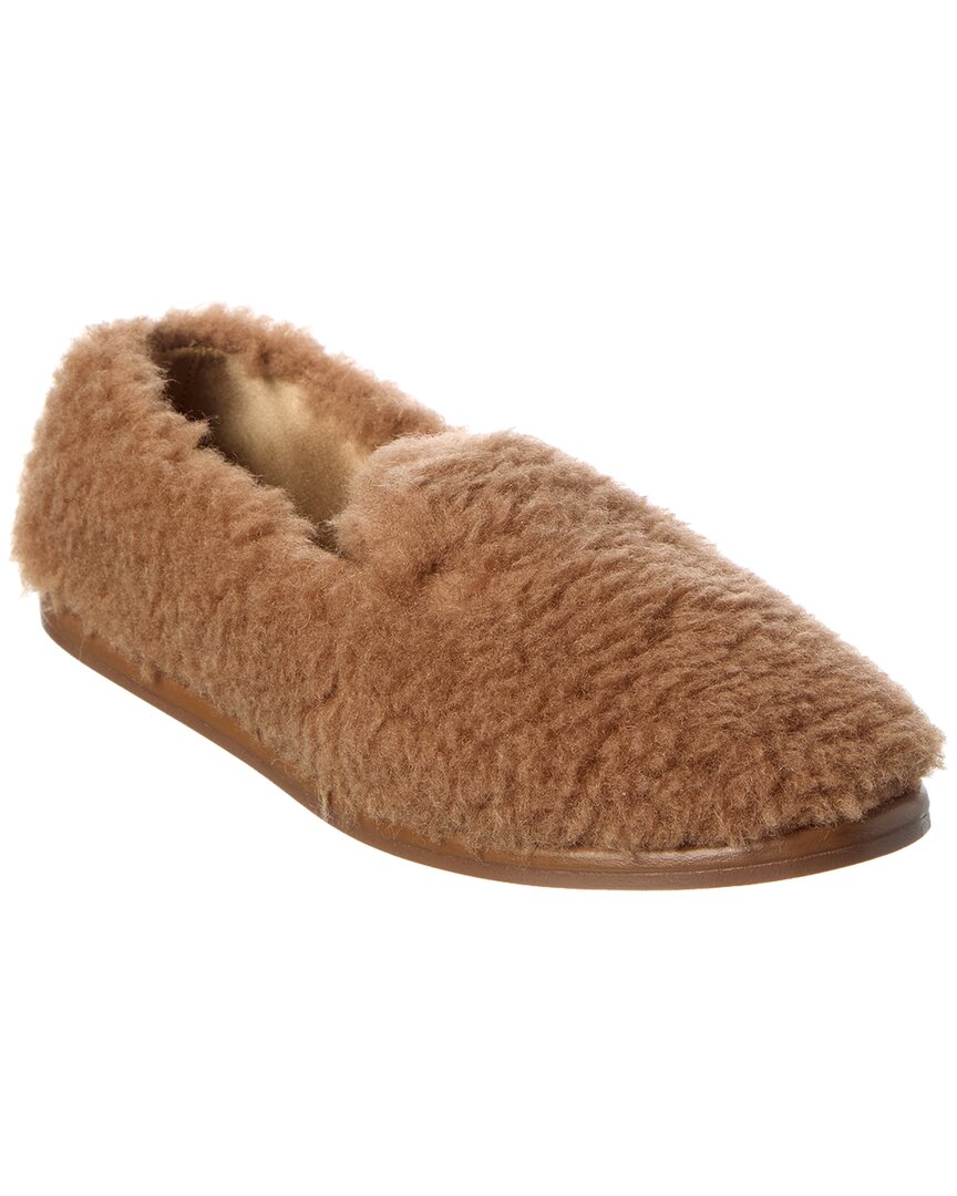 Лоферы из овчины Max Mara Feliac, коричневый