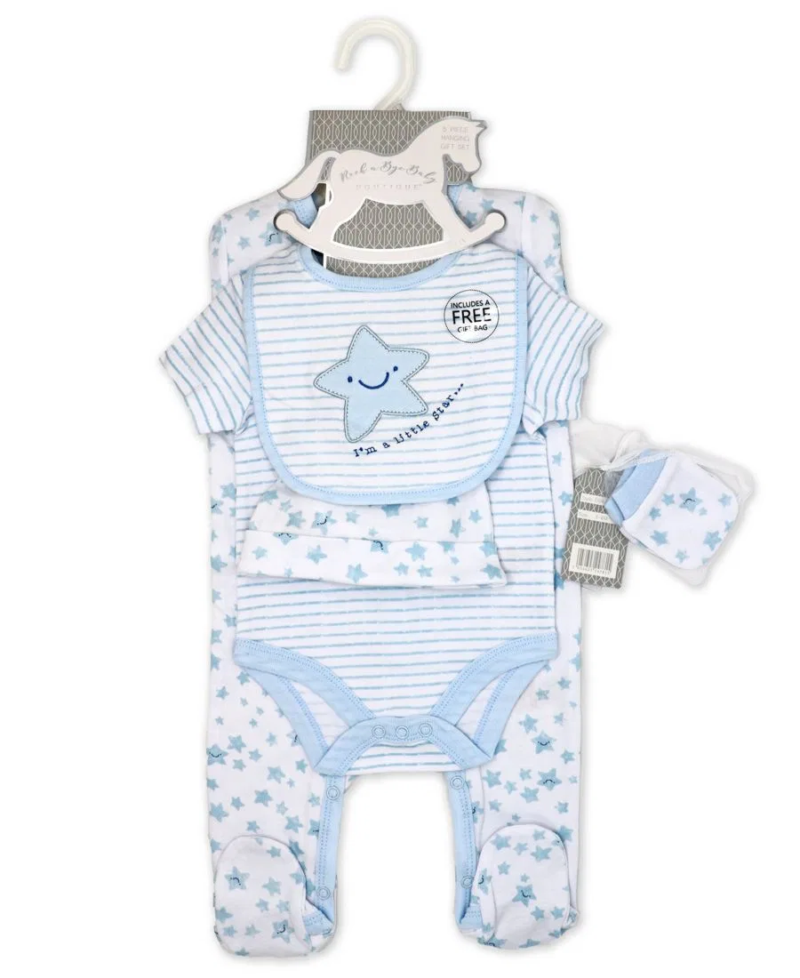 Комплект боди и слипа из хлопка I'M A Star Rock-A-Bye Baby Boutique, I'M A Star — фото 3