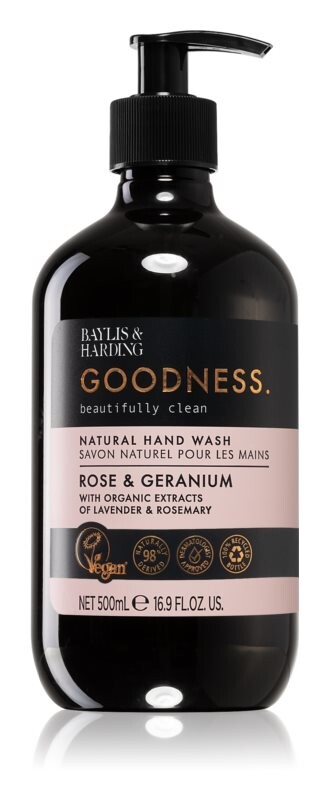 

Натуральное мыло для рук Baylis & Harding Goodness Rose & Geranium