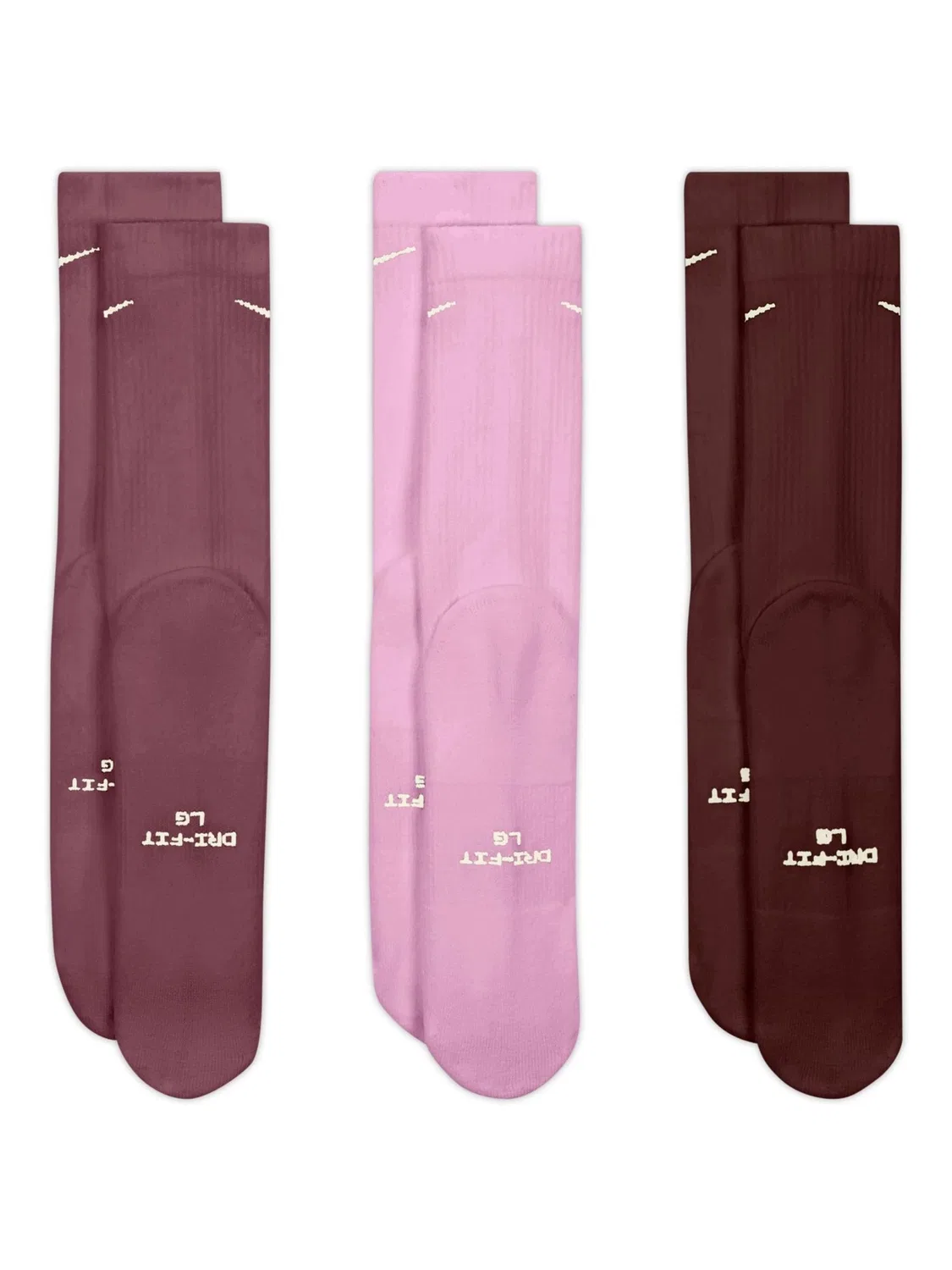 Носки Nike Everyday Elevated Crew, розовый мульти — фото 2