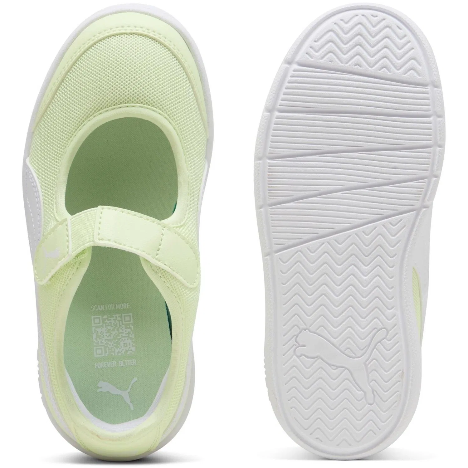 Детские кроссовки Puma Courtflex V3, Grun — фото 2