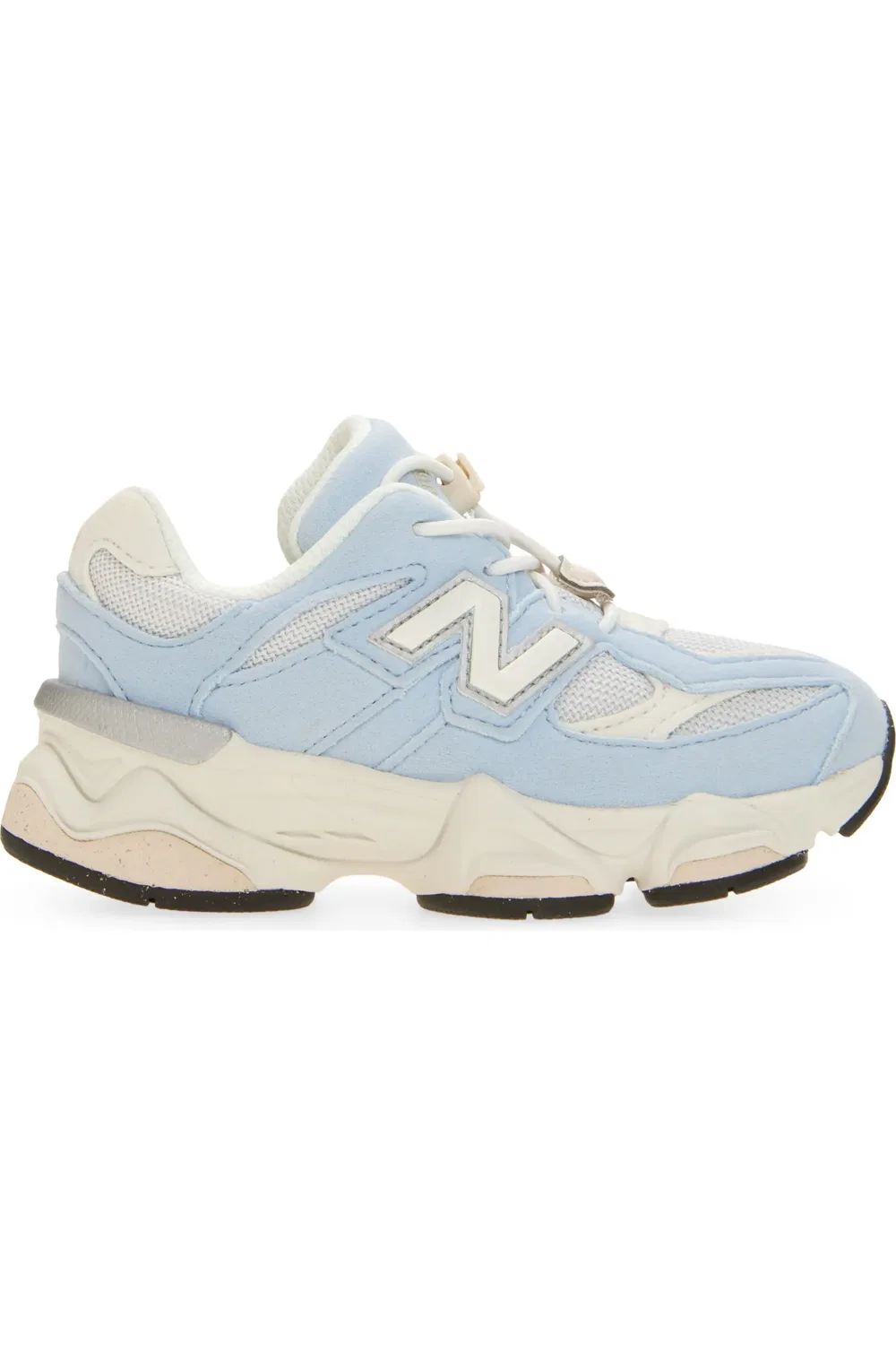Кроссовки детские на широкой подошве 9060 New Balance, Oxford Blue/Grey Matter — фото 3