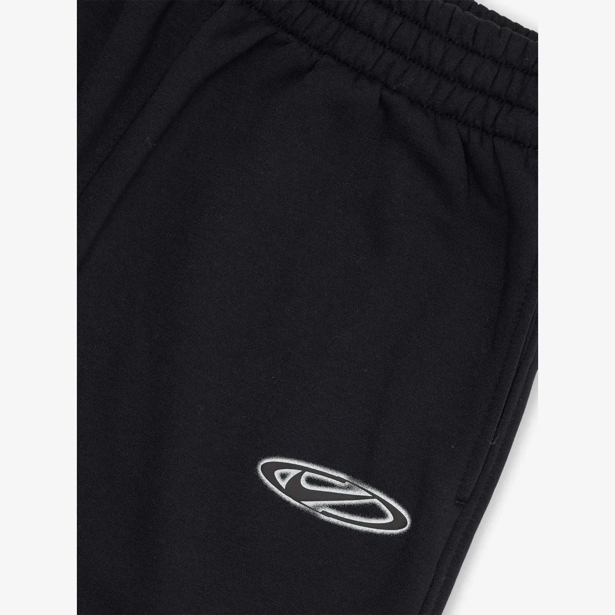 Хлопковые спортивные штаны с принтом в стиле клуба NSW Nike, белый/черный — фото 2