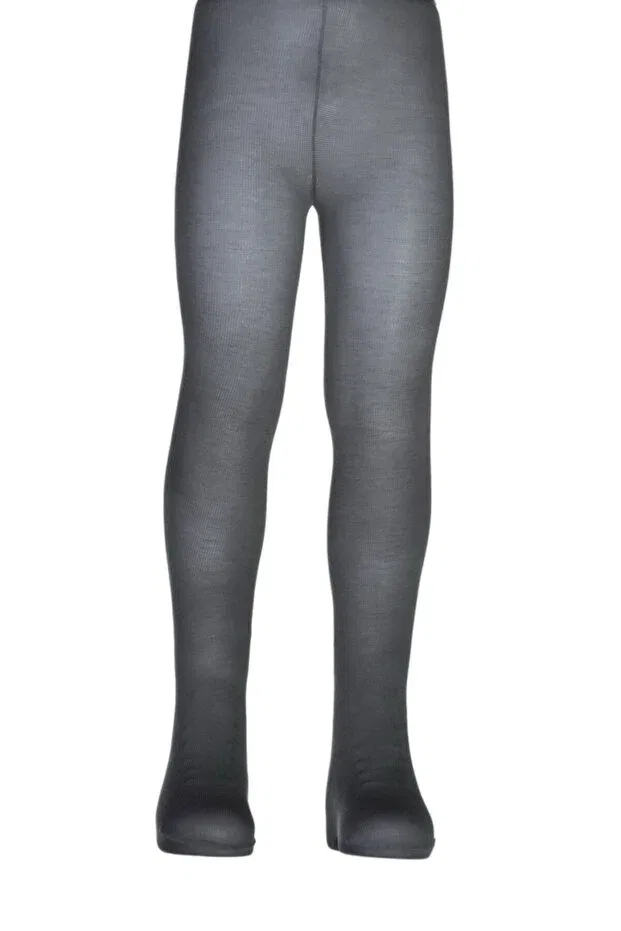 Детские колготки для девочек с принтом Dore koton baby pantyhose Çorapevi, Dark Gray