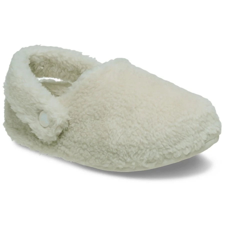 Сабо детские Crocs Kids' Classic Cozzzy Slipper, молочный — фото 2