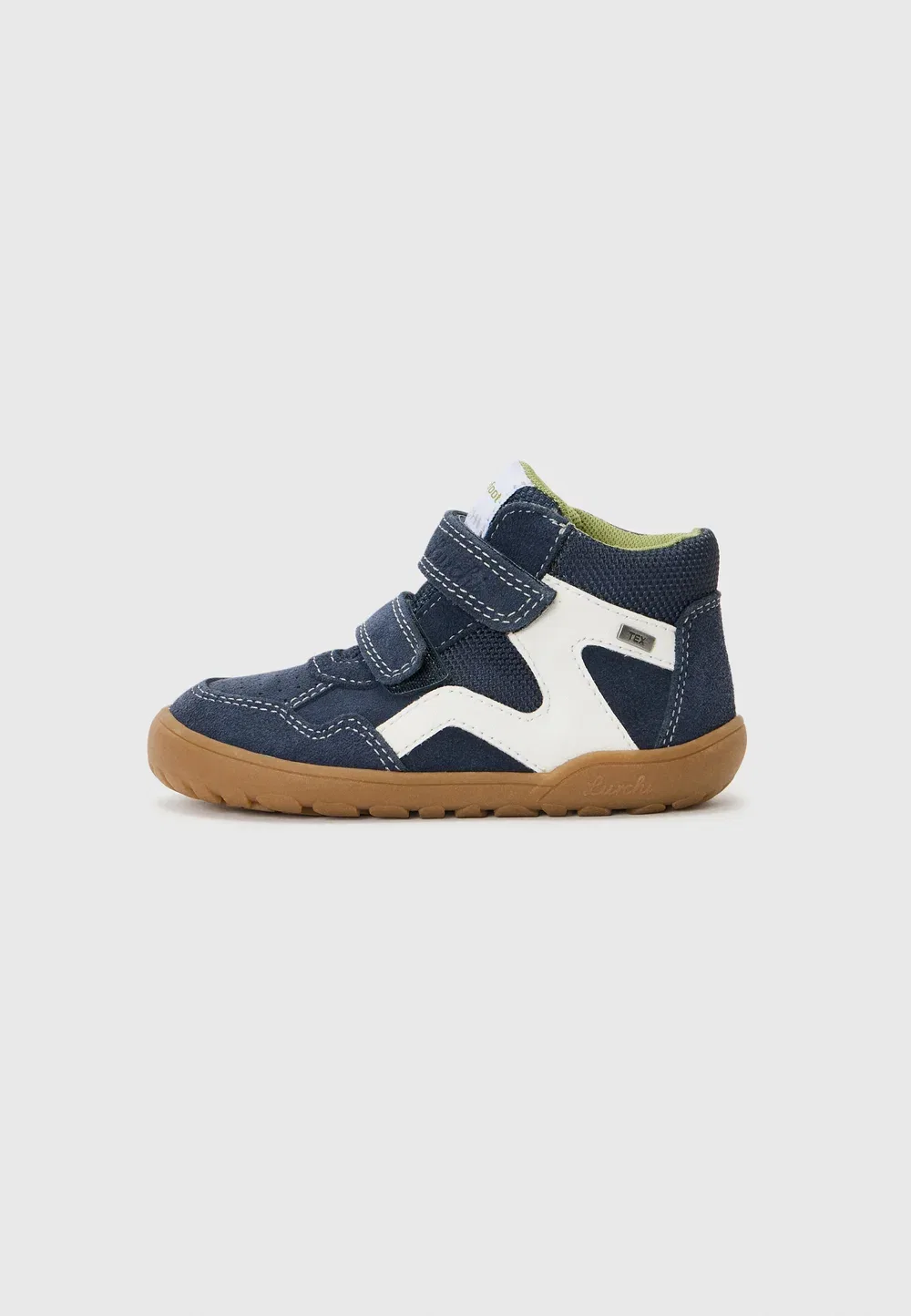 Унисекс кроссовки Jarven barefoot-tex - высокие Lurchi, Navy