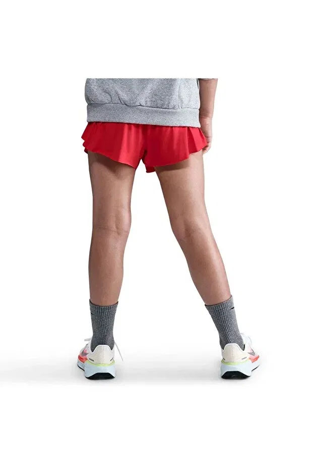 Детские спортивные шорты для девочек с длинным рукавом с леггинсами Nike, Red — фото 4