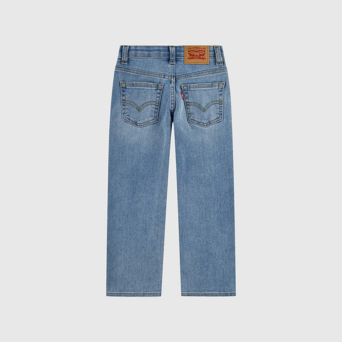 Прямые спортивные джинсы 514 для мальчиков 4-7 лет Levi's, Basil Sky - Medium Wash — фото 2