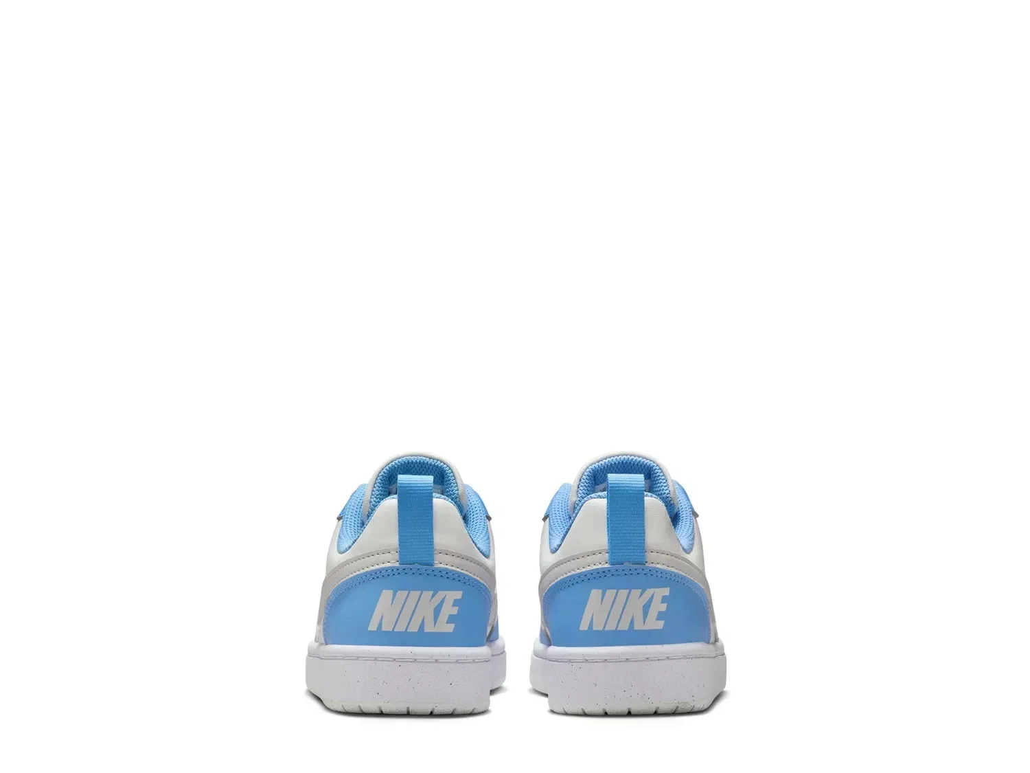 Кроссовки рекрафт Court Borough Low Recraft Nike, бело-голубые — фото 2