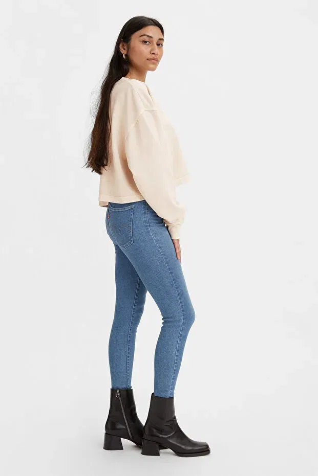 Женские джинсы скинни Mile High Super Skinny Venice Blend Levi'S, Dark Indigo - Worn In