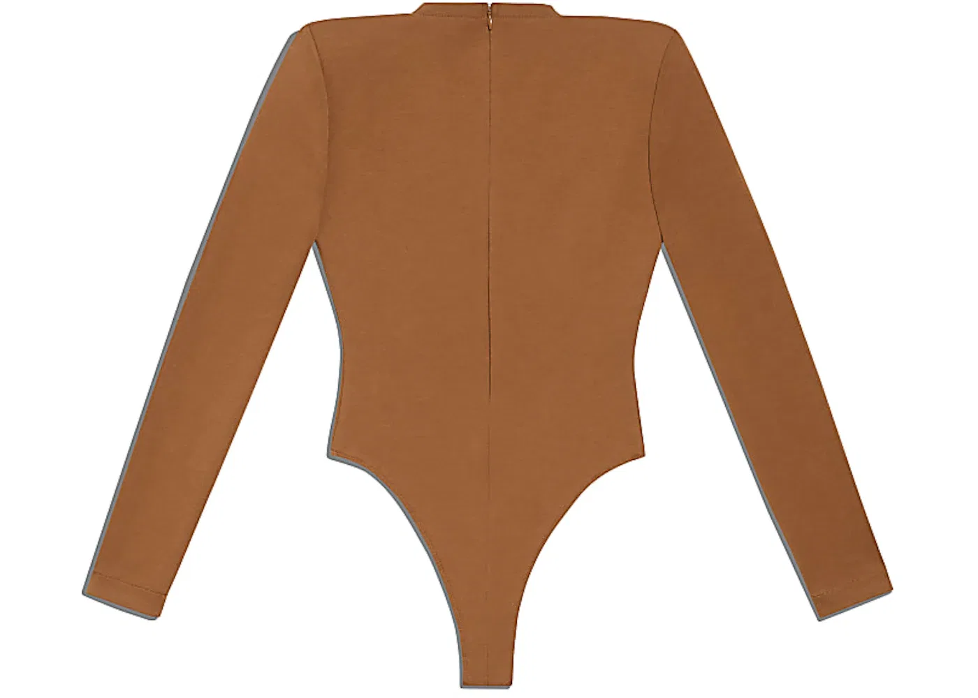 Женское боди с длинным рукавом Bodysuit (Plus Size) Adidas, Wild Brown — фото 2