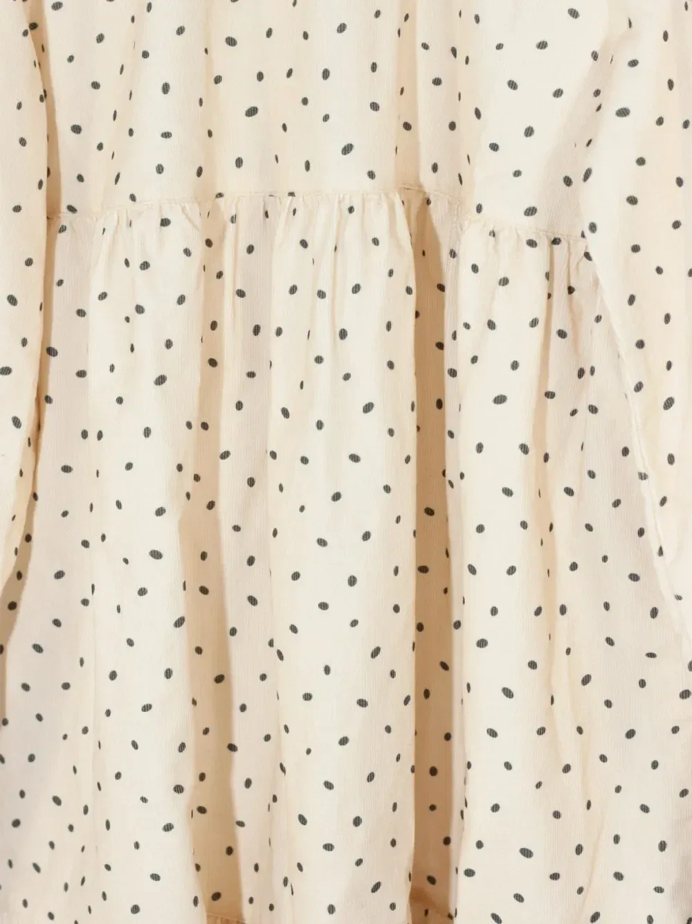 Платье с рюшами в горошек Zhoe & Tobiah, бежевый — фото 3