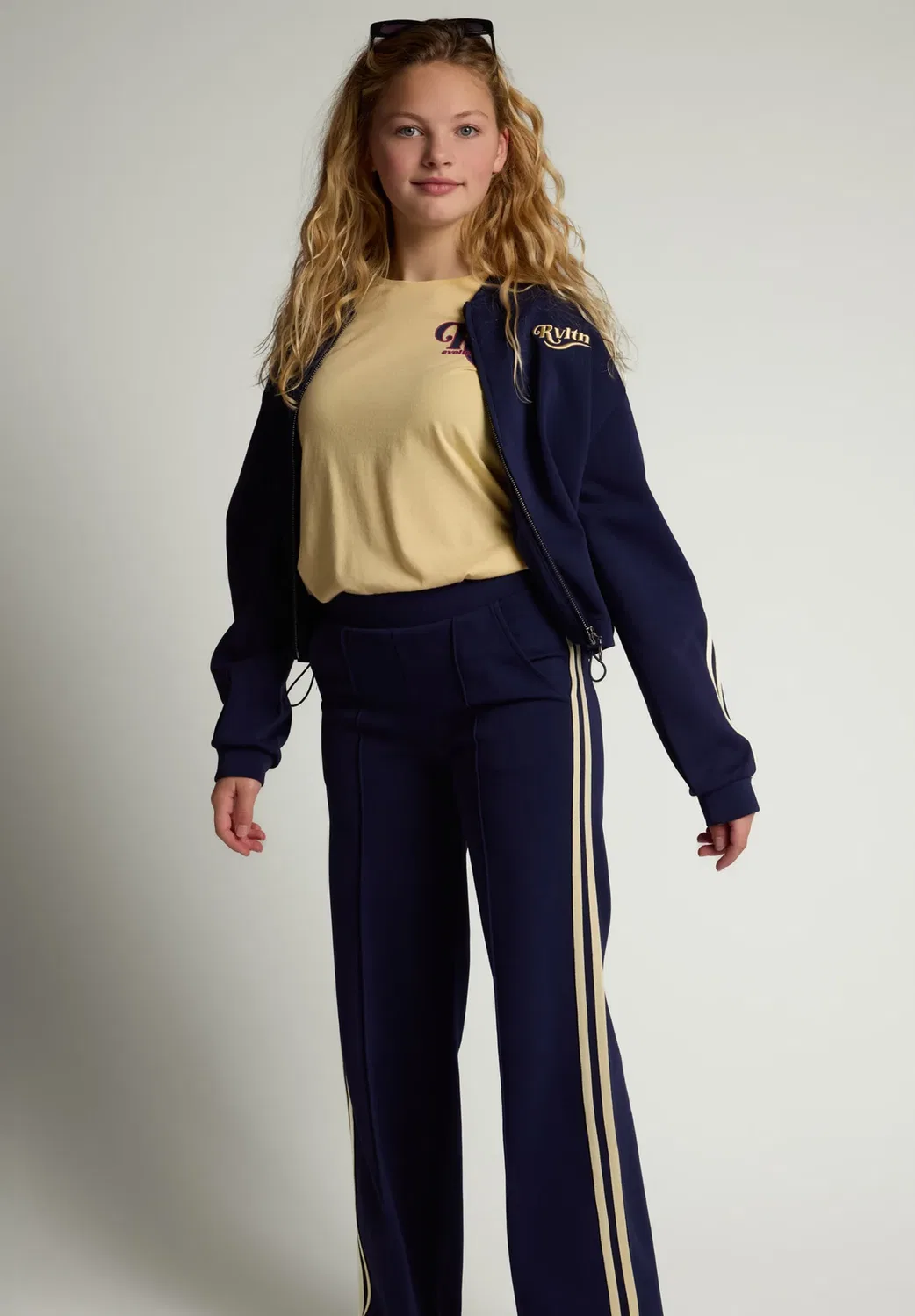 Спортивные брюки с широкими штанинами Looxs Revolution, Navy