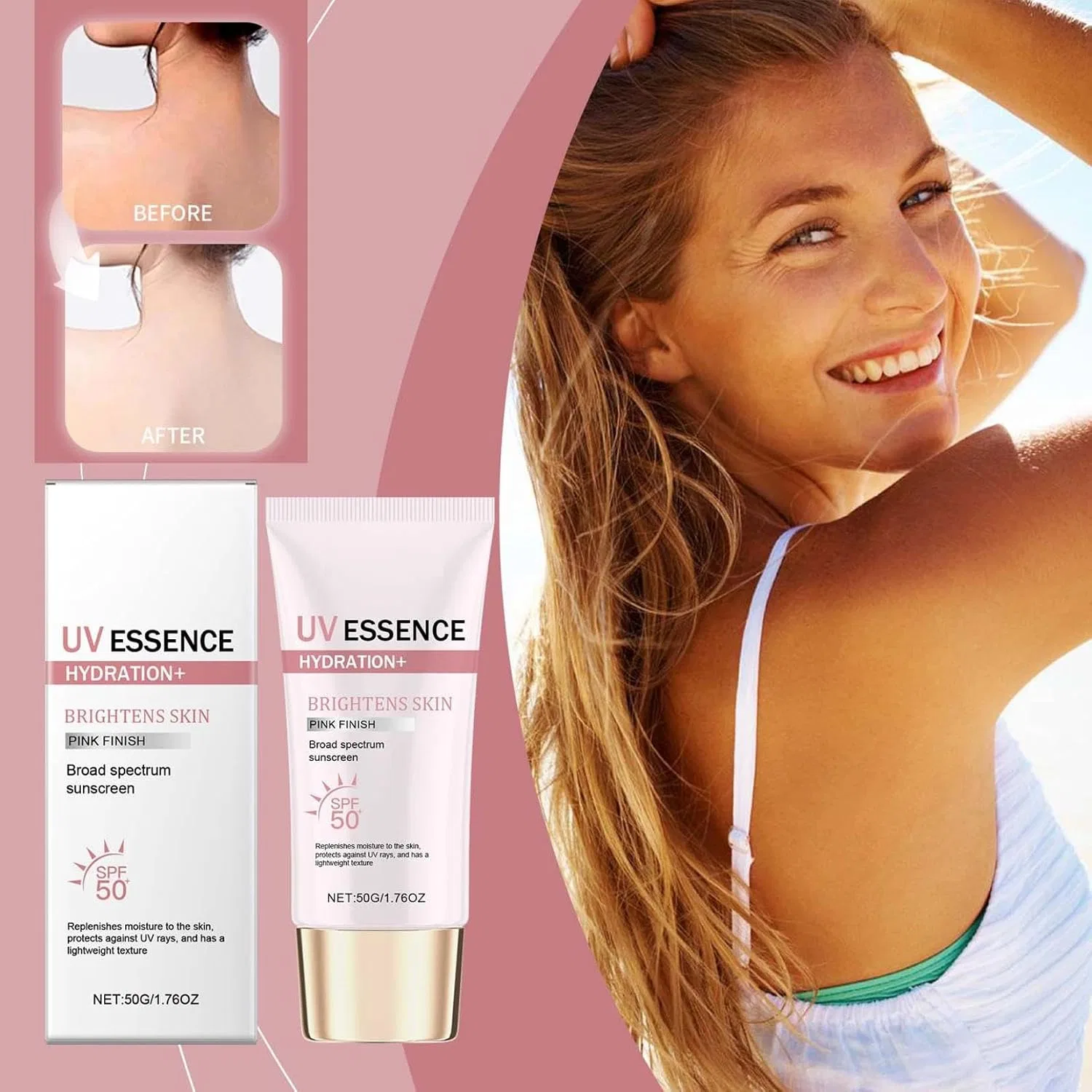 Тональный крем SPF 50 для лица и тела, увлажняющий, 1 Stk Generisch — фото 2