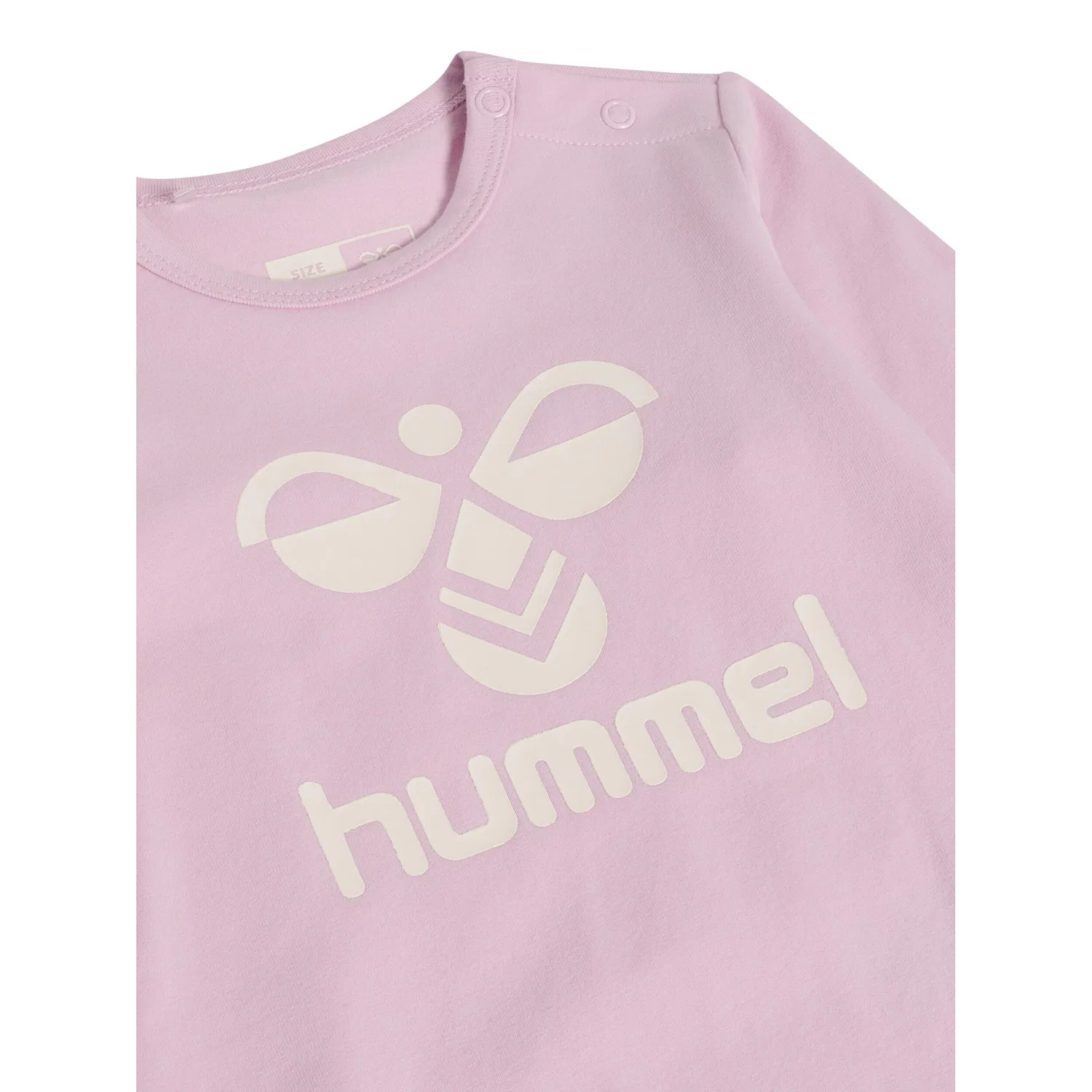 Детский боди с длинным рукавом для девочек Flips Hummel, Fliederrosa / Rosa — фото 3
