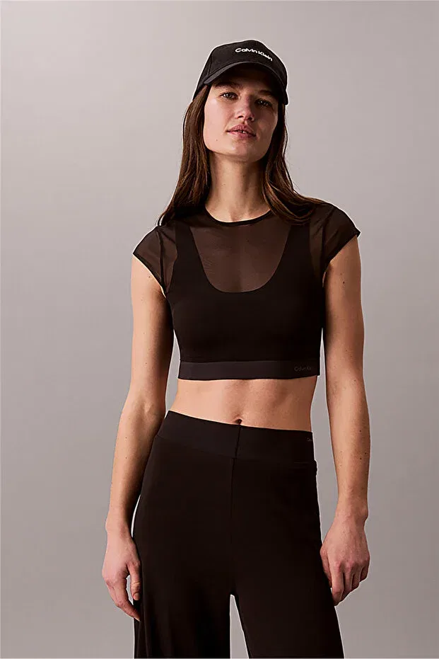 Женская футболка с коротким рукавом Icon Sport Sculpt Calvin Klein, Black